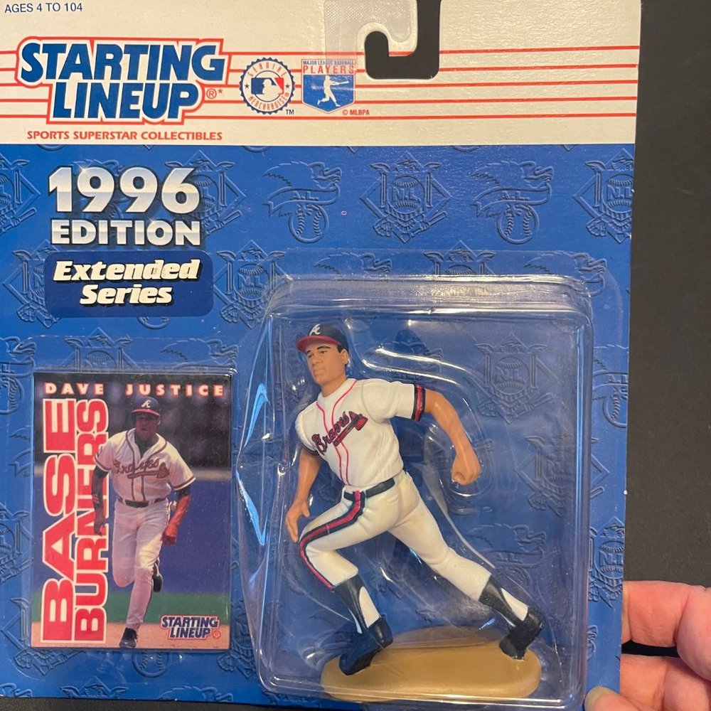 STARTING LINEUP DAVE JUSTICE 1996 EXTENDED SERIES EDITION FIGURE (160)